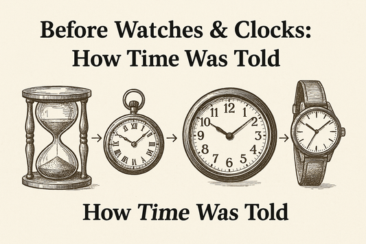 Before Watches & Clocks: How Time Was Told – The Hourglasses to Wristwatches